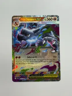 Pokemon TCG Mega Charizard X ex 013/094 Me02: Phantasmal Flames Double Rare NM - Image 1