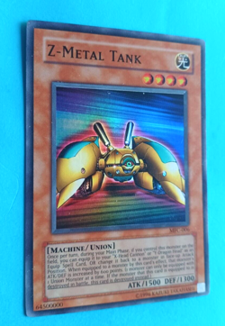 YUGIOH VINTAGE Z-METAL TANK MFC 006 UNLIMITED SUPER RARE VERY LIGHT PLAY - Image 2