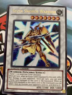 Yu-Gi-Oh Seven Swords Warrior JUMP-EN047 Ultra Rare Englisch Limited Edition - Image 1