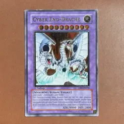 Yugioh Cyber-End-Drache CRV-DE036 Ultimate Rare 1. Auflage 1st Cybernetic - Image 1