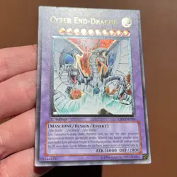 Yugioh Cyber-End-Drache CRV-DE036 Ultimate Rare 1. Auflage 1st Cybernetic - Image 2