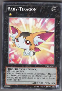 YU-GI-OH Baby Tiragon deutsch Starfoil SP13-DE027 - Image 1