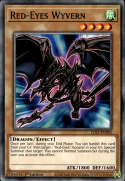 Red-Eyes Wyvern - 1st Edition LDS1-EN005 - NM - YuGiOh - Image 1