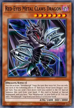 Yugioh ALIN-EN025 - Red-Eyes Metal Claws Dragon - Super Rare - Image 1