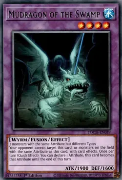 Mudragon of the Swamp - TOCH-EN049 - LP - Rare - 1st ed - Yugioh - Image 1