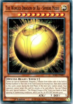 The Winged Dragon Of Ra - Sphere Mode RA01-EN007 Super Rare 1st Edition Yugioh - Image 1