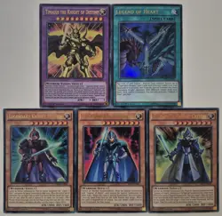 YuGiOh Timaeus the Knight of Destiny + Legendary Knight + Legend of Heart Ultra - Image 1