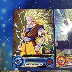 Dragon Ball Super PUMS Holo Promo Single Card No Major Damage - Image 2
