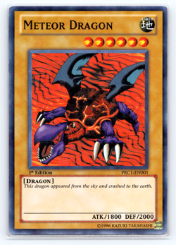 Meteor Dragon - PRC1-EN001 - Super Rare - 1st Edition - Yugioh - Image 1