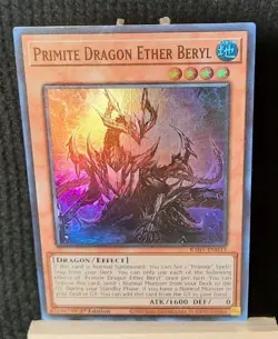 Yu-Gi-Oh! Primite Dragon Ether Beryl *SUPER RARE* RA05-EN033 1st Edition NM/M - Image 1