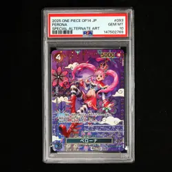 PSA 10 GEM MT 2025 One Piece JPN Perona OP06-093 SP (Alt Art) - Image 1