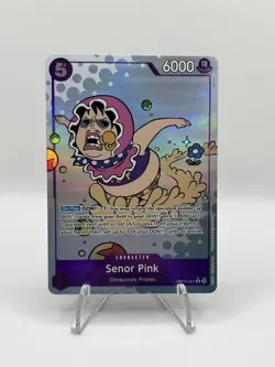 One Piece CCG Senor Pink OP10-067 Alt Art - English - PACK FRESH - NM - Image 1