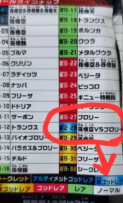 Dragon Ball Super Trading Card Goku VS Broly God Rare Sleeve - Image 2