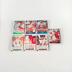 One Piece OP13 3rd Anniversary Treasure Pack Campaign Promo Set Of 7 NM English - Image 2