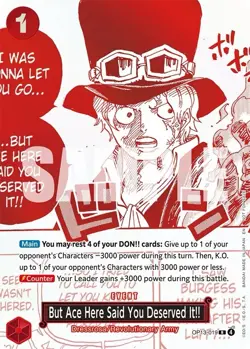 One Piece OP13 3rd Anniversary Treasure Pack Campaign Promo Set Of 7 NM English - Image 4