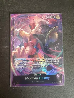 One Piece Card TCG - Monkey.D.Luffy (OP05-060) Leader NEAR MINT English - Image 1