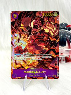 Monkey.D.Luffy OP09-119 SEC (Alt Art) One Piece Card Game English NM/M - Image 1
