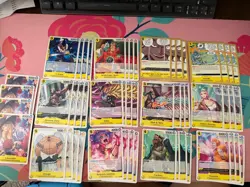 One Piece Card Game OP10 ROYAL BLOOD Complete Common/Uncommon Playset - Image 1