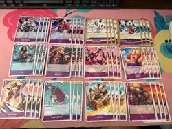 One Piece Card Game OP10 ROYAL BLOOD Complete Common/Uncommon Playset - Image 3