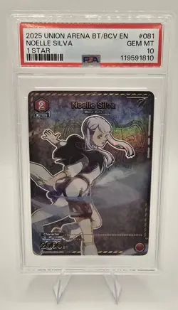 Noelle SR* 1-Star Alt Art Union Arena Black Clover Eng PSA 10 - Image 1