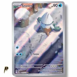 Snover 140/132 - 2025 Mega Evolution Illustration Rare Holo Pokemon Card NM - Image 1