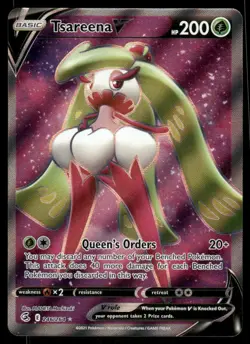 Pokemon Cards Tsareena V 246/264 Fusion Strike Rare Ultra NM - Image 1