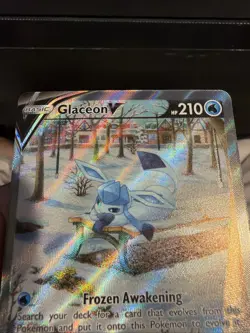 Pokemon TCG Glaceon v Alt Art Evolving Skies 175/203 Ultra Rare Card NM - Image 3