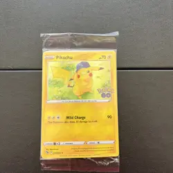 Pokemon/Pokemon GO Prerelease Pikachu Holo Foil Promo Card #028/078 Sealed - Image 1