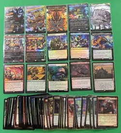 MTG TMNT 65 Card Lot (5 MYTHIC, 10 RARE, 20U, 30C) Raph’s Jitte Nightwatcher H1 - Image 2