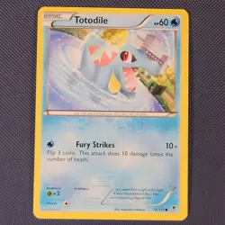 Totodile 15/119 - Phantom Forces - Common Pokemon Card - NM - Image 1