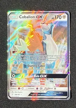 Cobalion GX 106/181 Team Up NM Ultra Rare Pokemon Card - Image 1