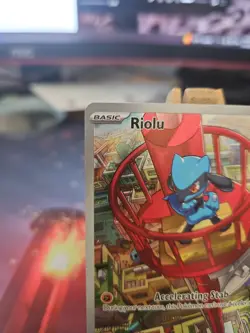 Pokemon TCG Riolu Illustration Mega Evolution Card Promo 10 NM - Image 2