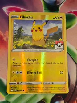 Pikachu 49/203 Holo League & Championship Cards Pokemon Reverse Holo NM - Image 1