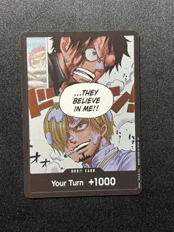 DON!! Card Luffy & Sanji OP-11 Fist of Divine Speed One Piece English Near Mint - Image 1