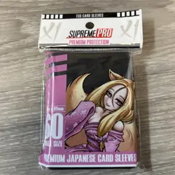 Supreme Pro - Black Card Sleeves | Teamsamuraix1 YuGiOh Sleeves | NEW - Image 1
