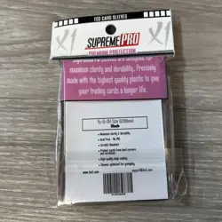 Supreme Pro - Black Card Sleeves | Teamsamuraix1 YuGiOh Sleeves | NEW - Image 2