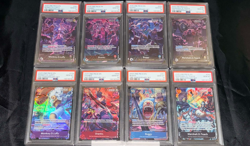 One Piece TCG 2nd Anniversary English PSA 10 SEQUENTIAL SET - Full 8 Card Run - Image 1