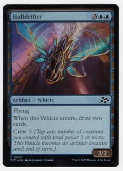MTG Aetherdrift *FOIL* C Hulldrifter #0047 - Image 1