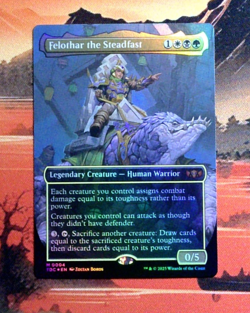MTG Felothar the Steadfast (Borderless) Foil TDC 4 NM M - Image 1