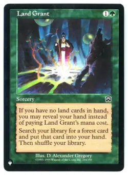 MtG The List Land Grant Non-Foil - Image 1