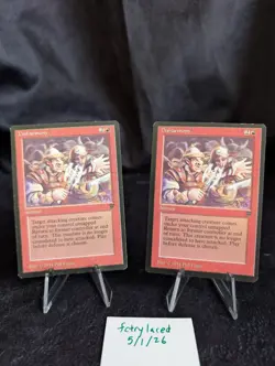 MTG Magic the Gathering Disharmony Legends - MP Lot of 2 - Image 1