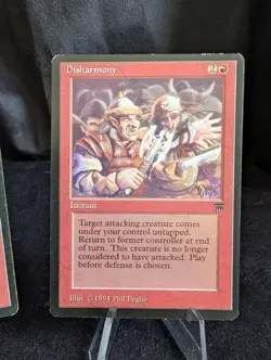 MTG Magic the Gathering Disharmony Legends - MP Lot of 2 - Image 3