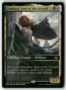 Emmara, Soul of the Accord Foil P Game Day & Store Championship Promos 168 NM - Image 1
