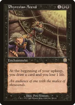 Phyrexian Arena - MtG Apocalypse - R047 NM 2001 - Image 1