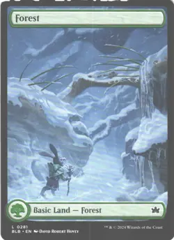 Forest (0281) 281 Land Bloomburrow Magic: The Gathering NM/M - Image 1