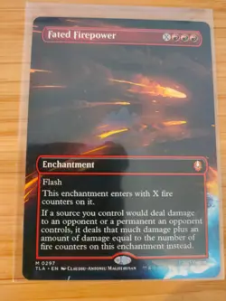 MTG Fated Firepower (Full Art) 0297 Avatar: The Last Airbender M/NM Free UK P&P - Image 1