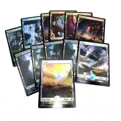 MTG Zendikar Rising Foil Full Art Basic Land Lot Of 12 Magic The Gathering - Image 1
