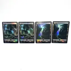 MTG Zendikar Rising Foil Full Art Basic Land Lot Of 12 Magic The Gathering - Image 2