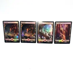 MTG Zendikar Rising Foil Full Art Basic Land Lot Of 12 Magic The Gathering - Image 3