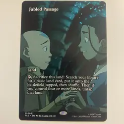 Fabled Passage 0057 BORDERLESS Avatar Mythic Rare NM MTG - Image 1